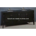 Double Sink Wooden Bathroom Vanity (BA-1117)